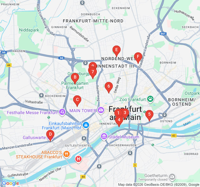 Route map for Botanical Bliss: Westend’s Green Lung