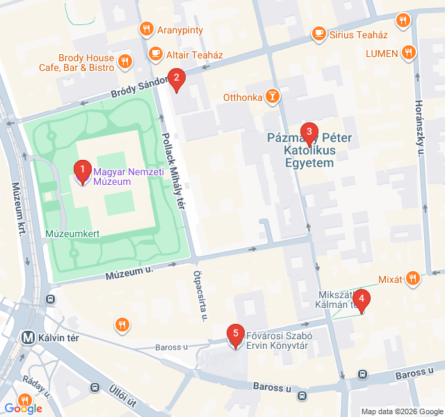 Route map for The Grand Palace District Walk