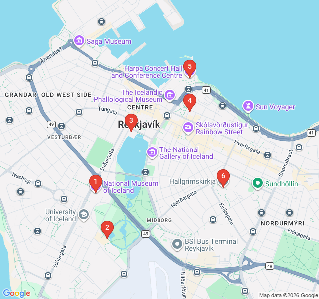 Route map for Concrete & Glass: Modernist Architecture