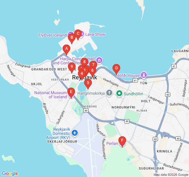 Route map for Pioneers & Politicians: Women’s History
