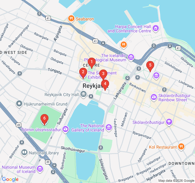 Route map for Viking Roots & Ancient Alleys