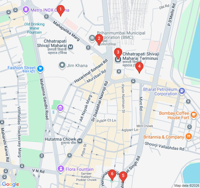 Route map for Gothic Grandeur of the Fort