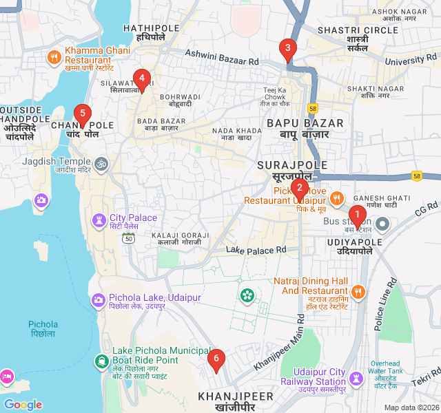 Route map for The Seven Gates of the Walled City