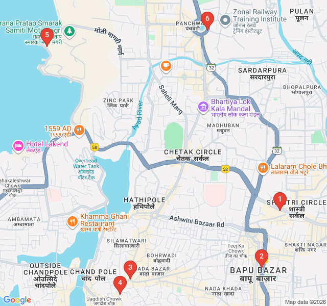 Route map for Street Food Secrets of the Old City