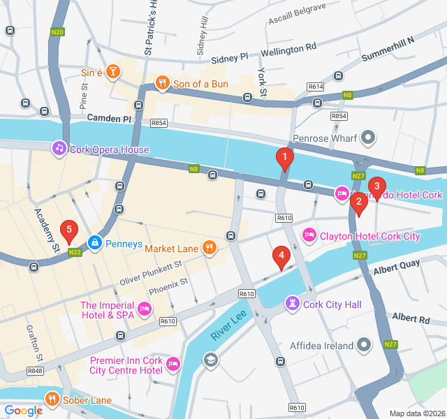 Route map for Maritime Merchants and Docklands