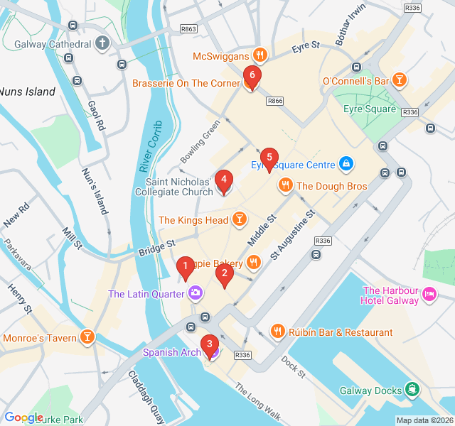 Route map for Medieval Secrets of the Tribal City