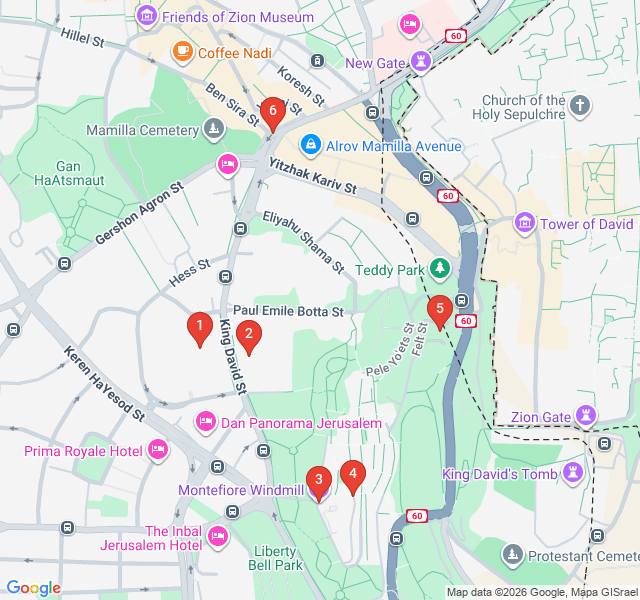 Route map for Beyond the Walls: The First Modern Neighborhoods