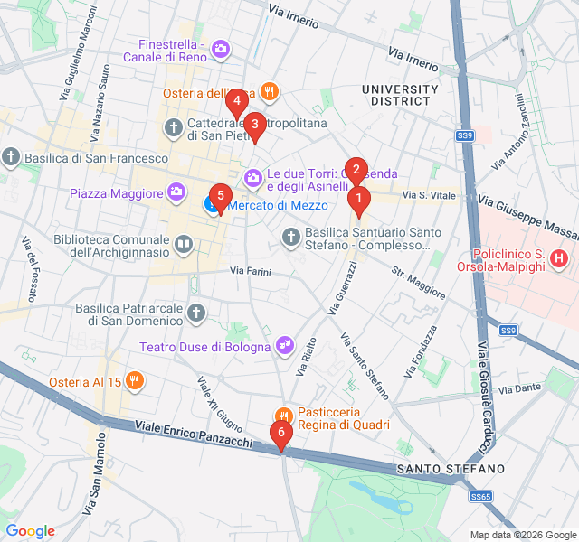 Route map for Vintage Finds and Artisan Workshops