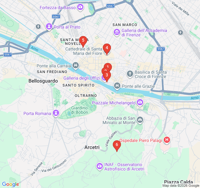 Route map for Galileo’s Universe: Science and Discovery