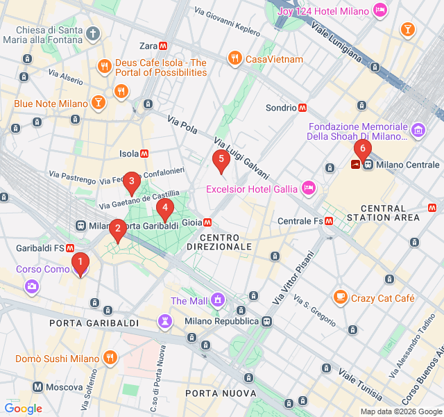 Route map for Vertical Milan: From Skyscrapers to Vertical Forests