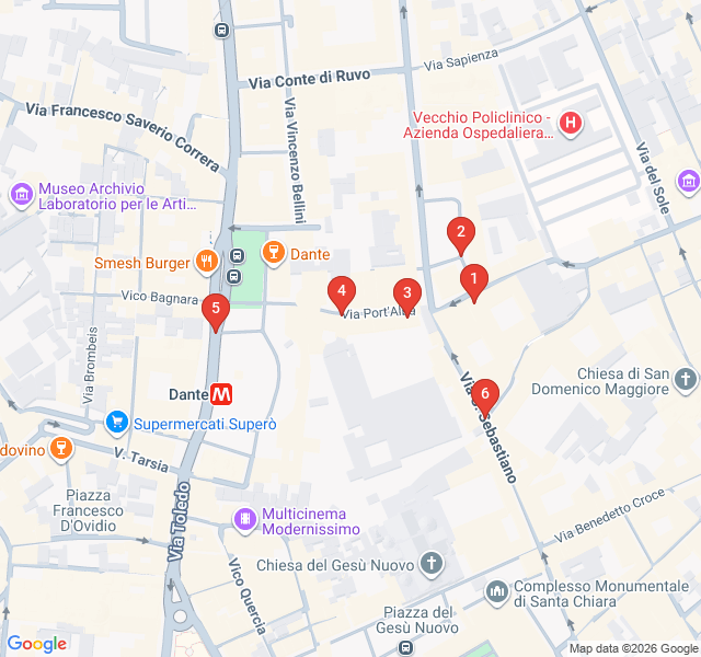 Route map for Port'Alba's Pages: Books, Music, and Vintage Finds