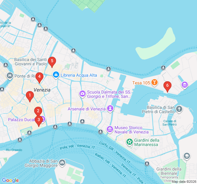 Route map for The Lion’s Trail: A Family Scavenger Walk