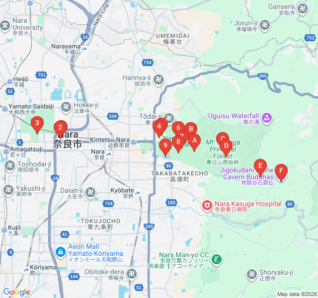 Route map for Sacred Silence: The Primeval Forest Escape