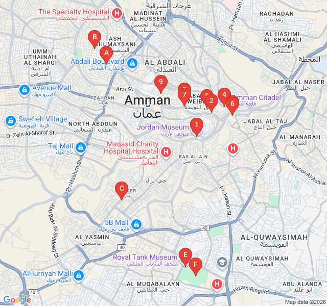 Route map for Street Art and Graffiti Trail