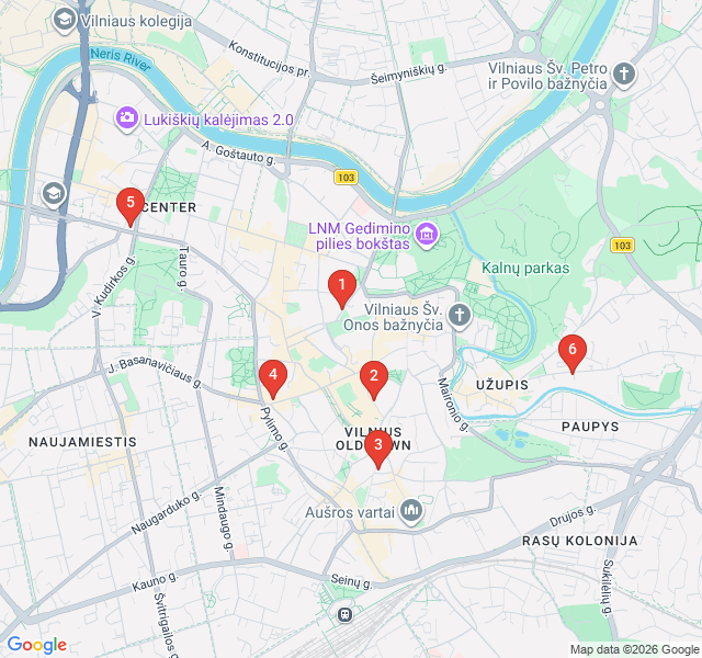 Route map for Craft Beer & Historic Cellars