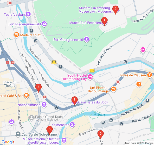 Route map for Fortress Secrets: The Gibraltar of the North
