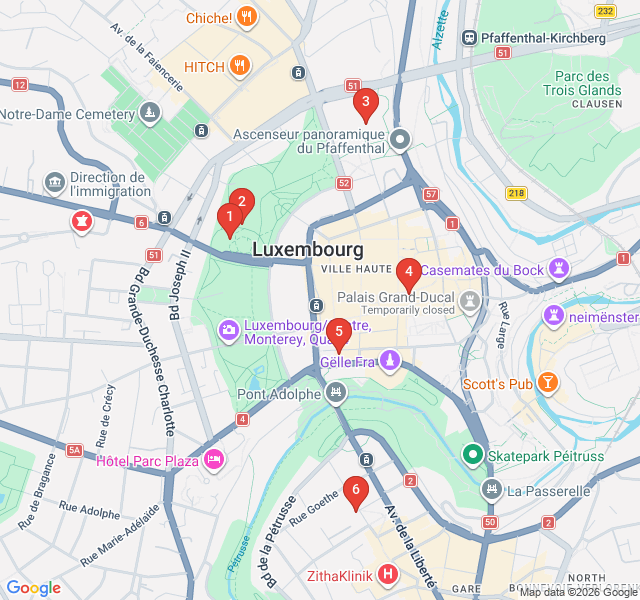 Route map for Parks and Palettes: The Art Walk