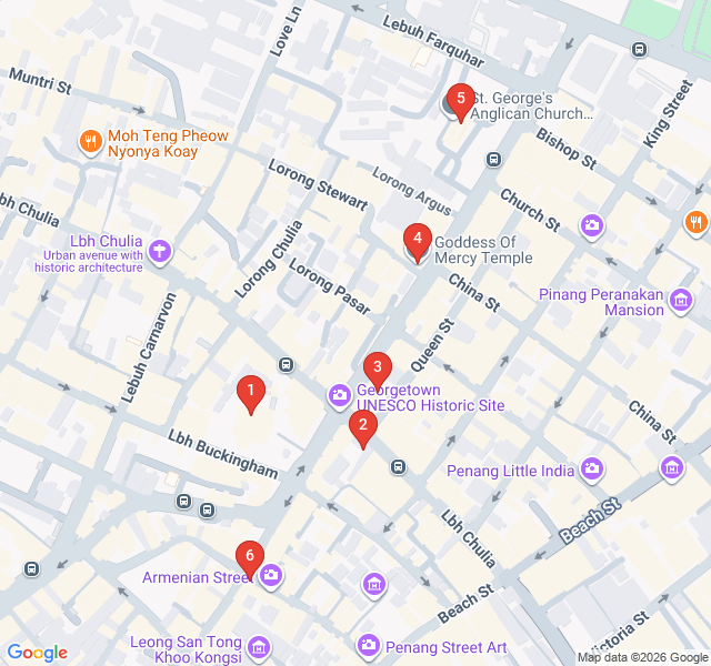 Route map for The Street of Harmony: A Religious Pilgrimage