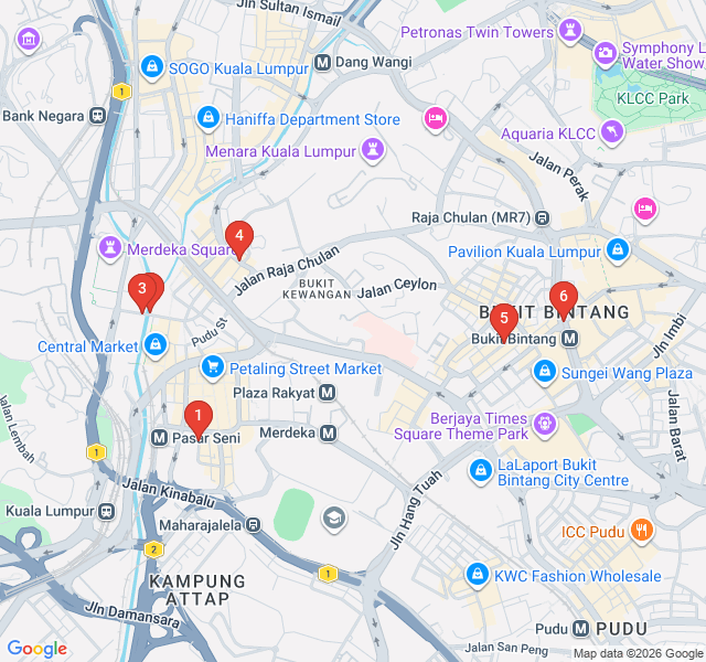Route map for Art in the Concrete Jungle