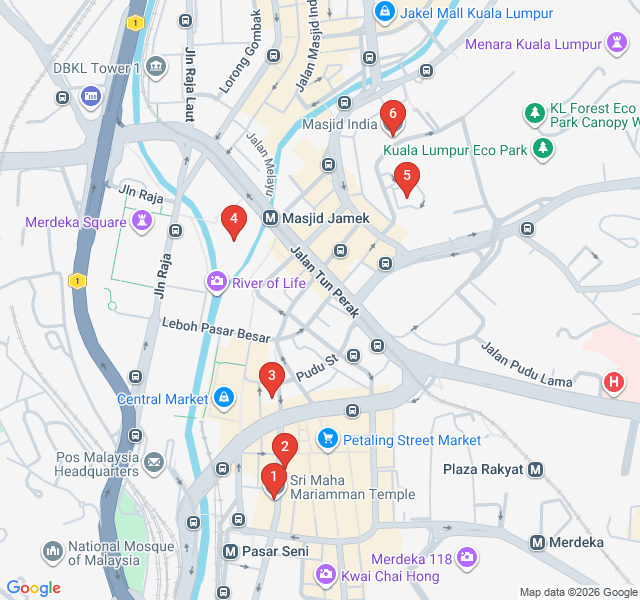 Route map for Spiritual Solace: The Multi-Faith Trail