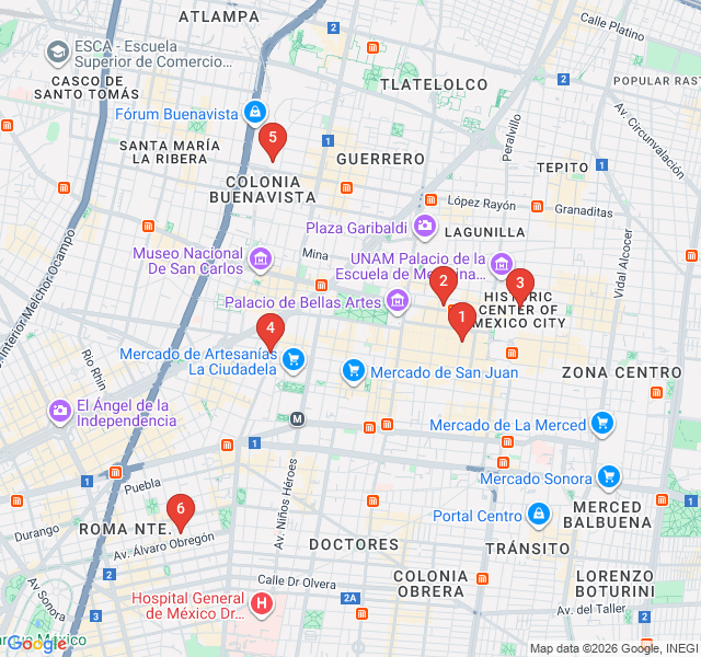 Route map for Literary Legends & Historic Cafes