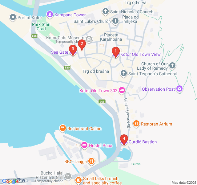 Route map for Framed in Stone: Photography Route