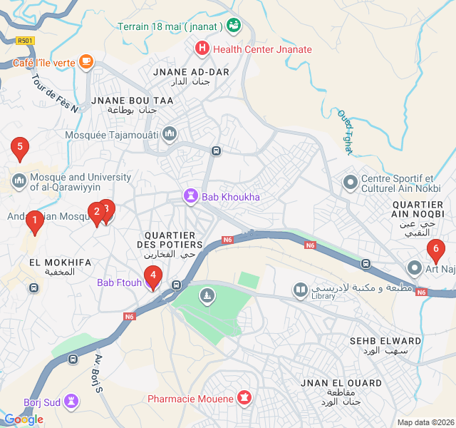 Route map for The Hidden Andalusian Quarter