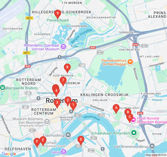 Route map for Hofbogen & The Cool North