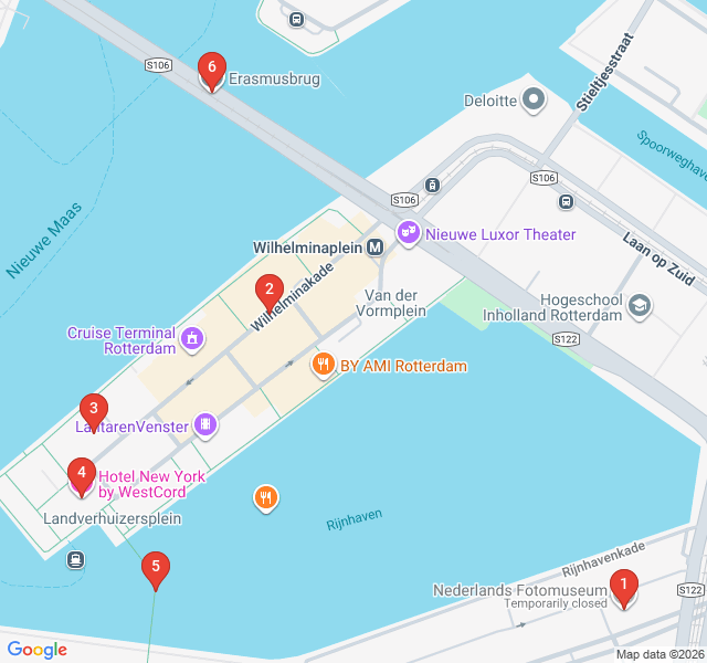 Route map for Skyline Views & Kop van Zuid
