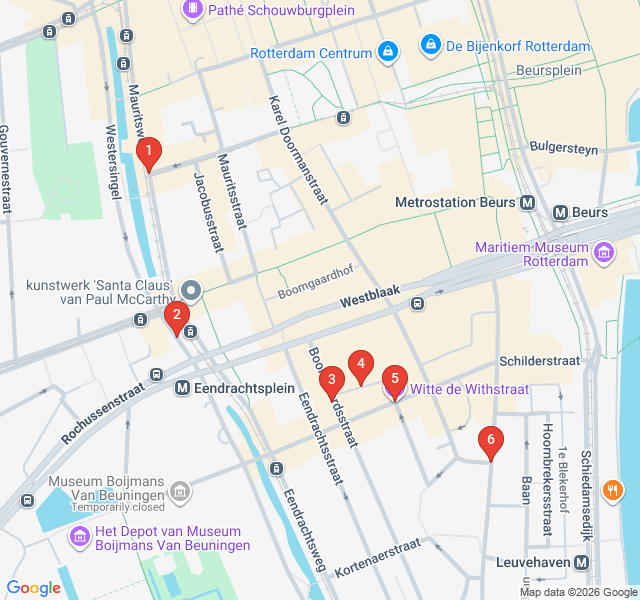 Route map for Street Art & Urban Vibes