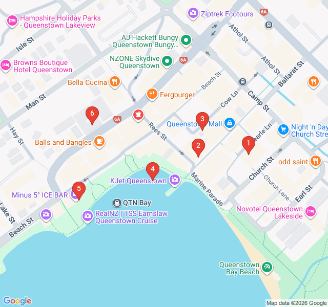 Route map for Alpine Speakeasies and Lakeside Libations