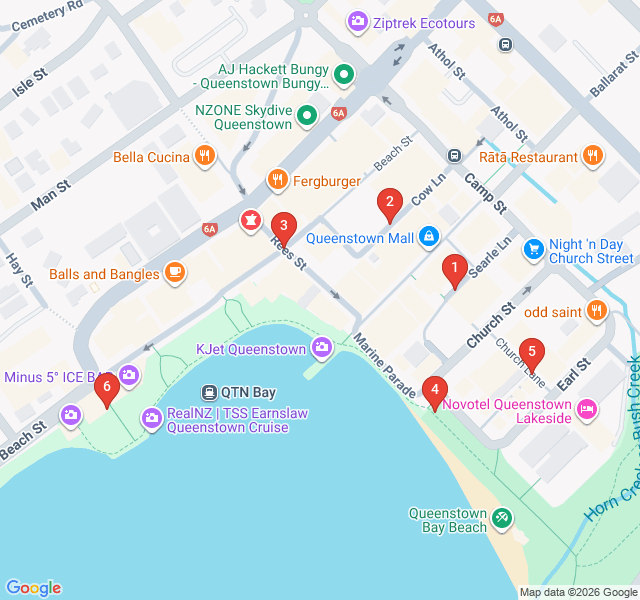 Route map for Hidden Lanes and Waterfront Secrets