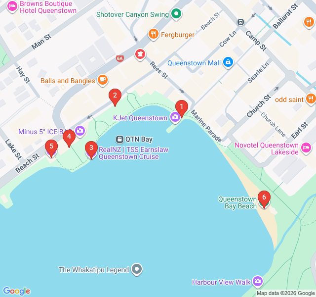 Route map for Steamer Wharf: Maritime Heritage Walk
