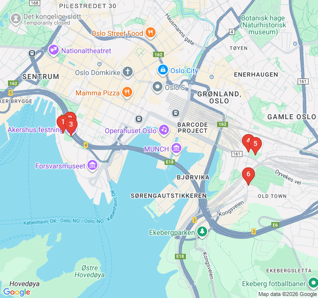 Route map for Medieval Echoes and Fortress Walls