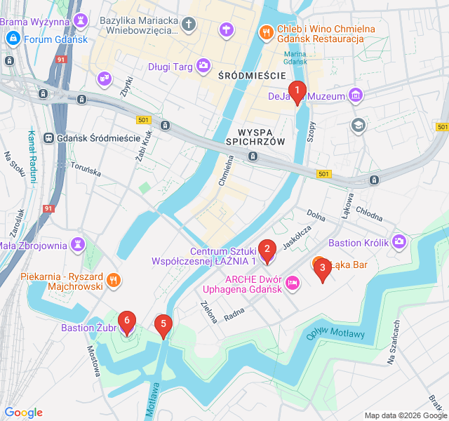 Route map for Lower Town: The Unpolished Gem