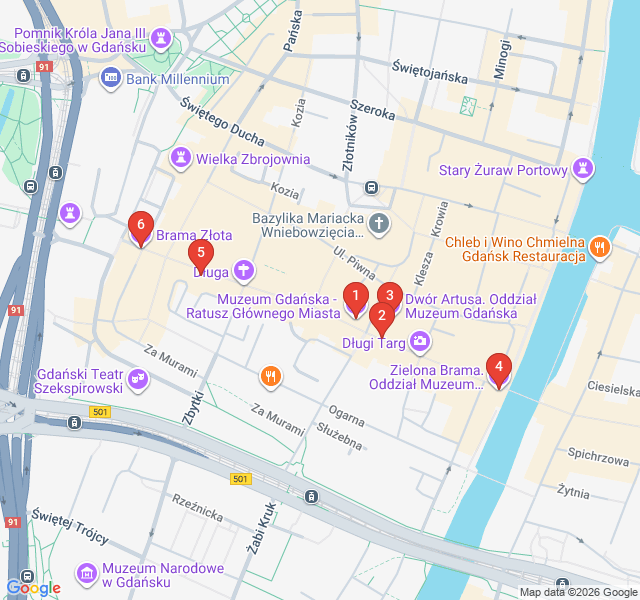 Route map for The Royal Way: Glories of the Golden Age