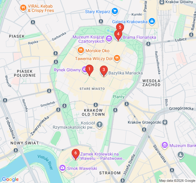 Route map for Secrets of the Royal Road