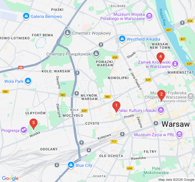 Route map for Resistance and Ruins: The 1944 Uprising Trail