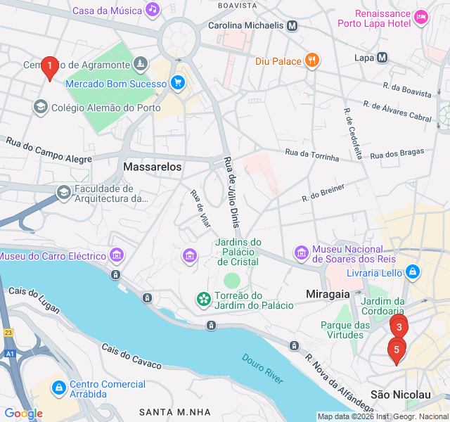 Route map for Jewish Heritage and Inquisition Secrets