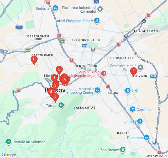 Route map for Shadows of the Revolution