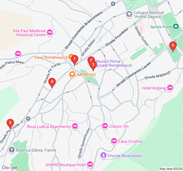 Route map for The Soul of Schei Neighborhood