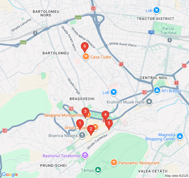 Route map for Urban Murals and Modern Culture