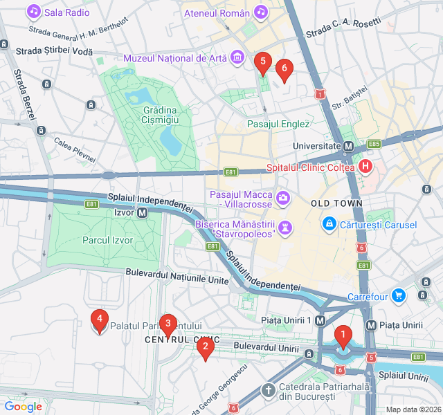 Route map for Communist Shadows: The Rise and Fall of Ceaușescu