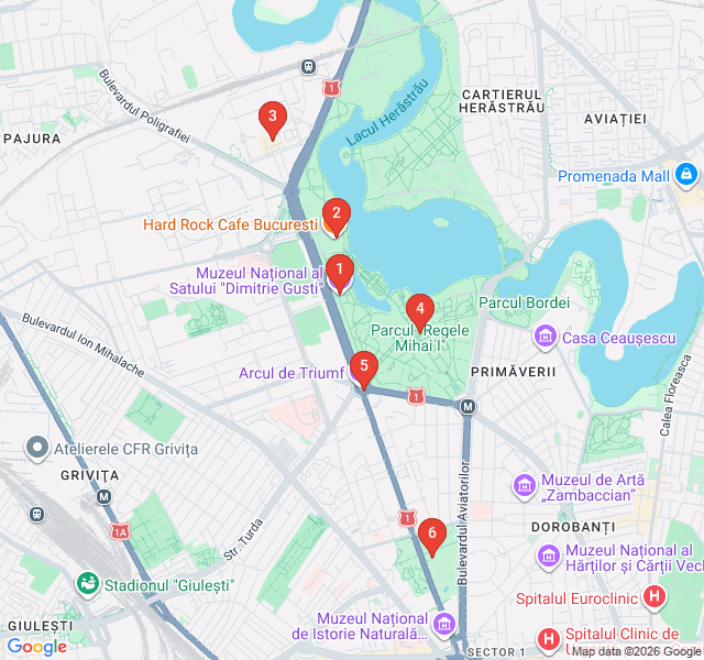 Route map for Lakeside Luxury: Parks and Palaces of the North
