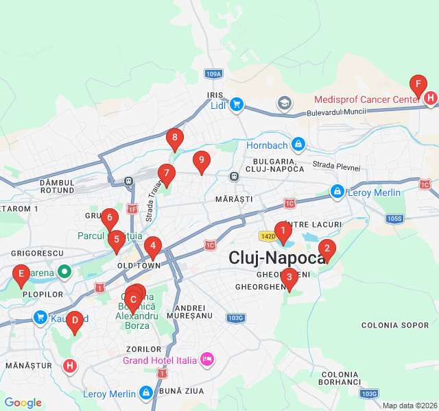 Route map for Green Serenity: The Botanical Garden Escape