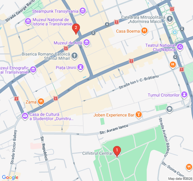 Route map for Legends of Hajongard: The Pantheon of Transylvania
