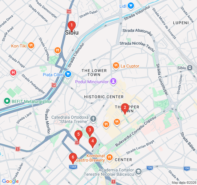 Route map for Parks and Palaces: The Grandeur of Astra Park