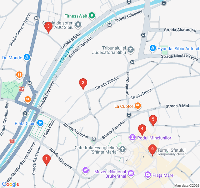 Route map for The Guilds' Legacy: A Craftsmans Trail