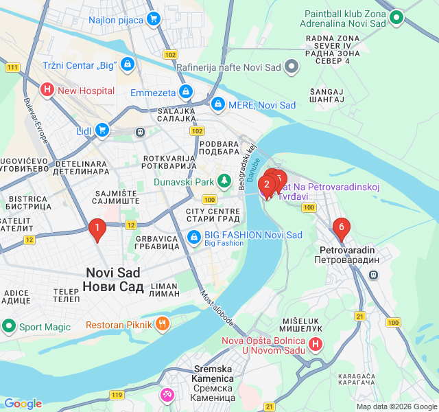 Route map for The Suburbium: Baroque Footsteps