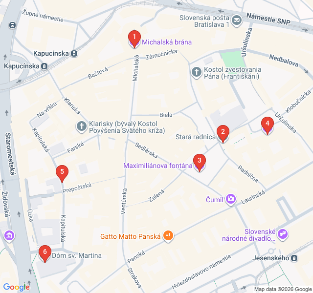 Route map for The Coronation Path of Kings